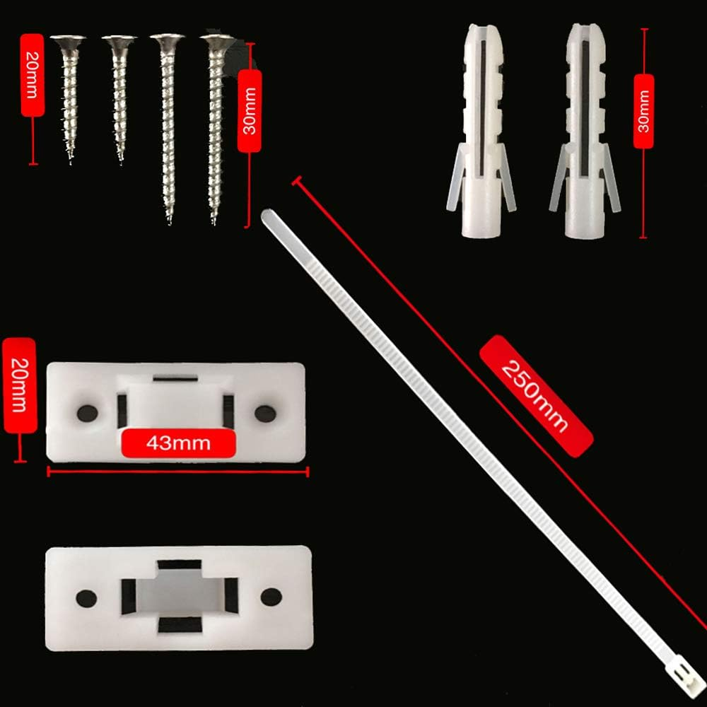 Furniture Anchors for Baby Proofing(12 Pack) Furniture Straps Kit anti Tip, Easy Installation Furniture Wall Anchors for Firmly Fixing, Adjustable Earthquake-Resistant Child Safety Straps image number 6