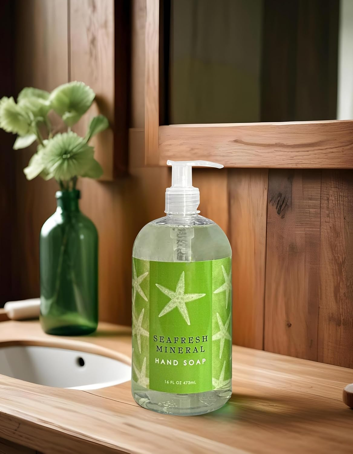 Greenwich Bay SEAFRESH MINERAL Shea Butter Hand Soap Enriched with Ocean Minerals, Cocoa Butter and Grapeseed Oil 16 Oz image number 4