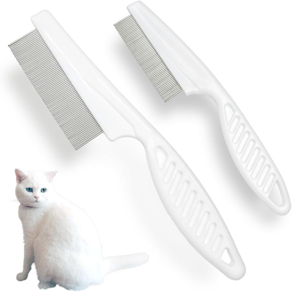 Multifunctional Pet Grooming Comb - Flea Removal, Tear Stain Remover for Dogs, Cats, Puppies, and Small Pets image number 5
