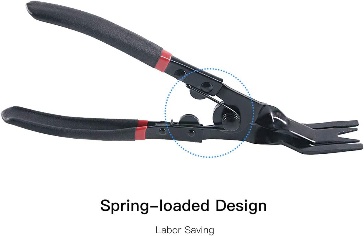 Glarks Universal Auto Door Car Upholstery Trim Clip Removal Plier Tool Door Panel Trim Clip Removal Tool Plier for Car Door Panel