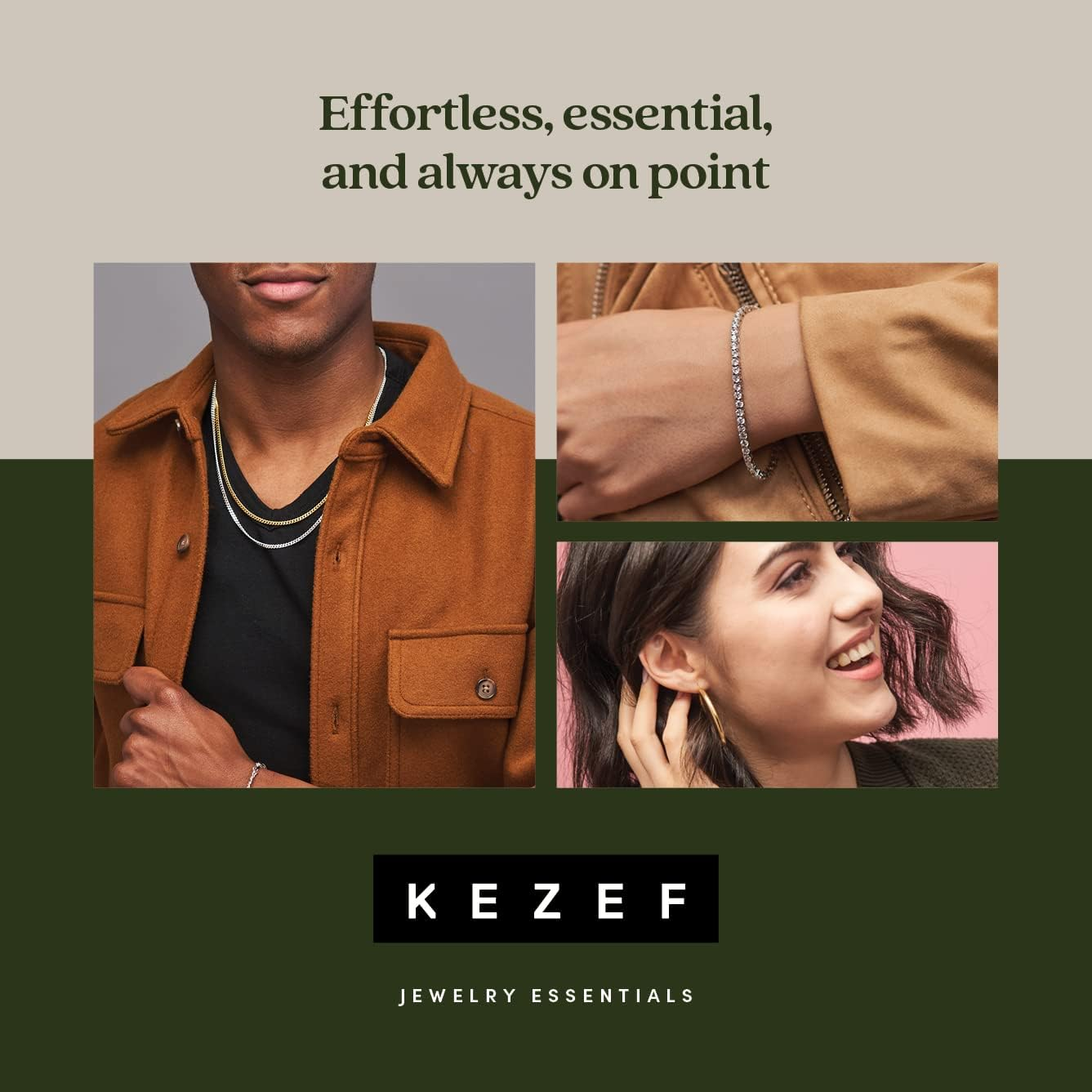 KEZEF Sterling Silver Box Chain Necklace for Men & Women, Silver, 18K Gold Plate & Rose Gold Plate 1Mm Venetian Chain, Made in Italy, Hypoallergenic, Tarnish Resistant