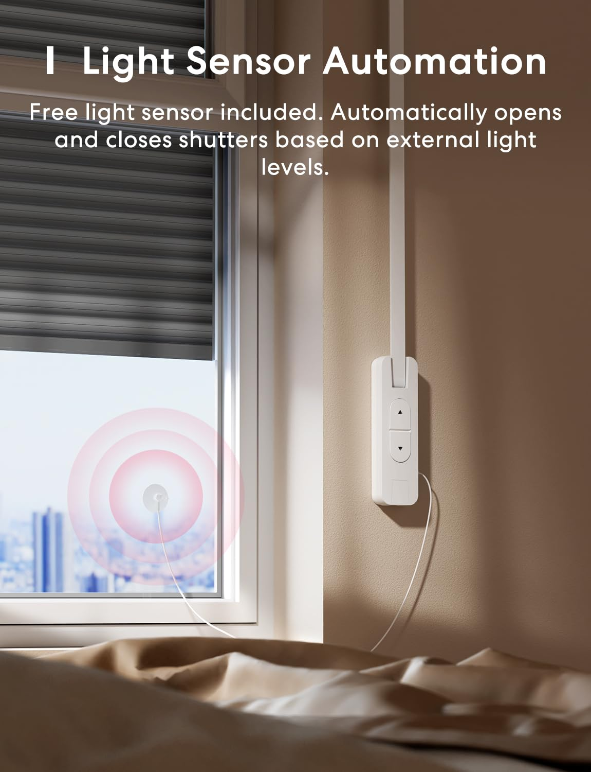 Meross Matter Electric Roller Shutter, Electric Roller Shutter up to 45 Kg (Approx. 6 M&sup2;), for 23 Mm Belt, Compatible with Apple Homekit Siri, Amazon Alexa, Google Assistant and Smartthings image number 5