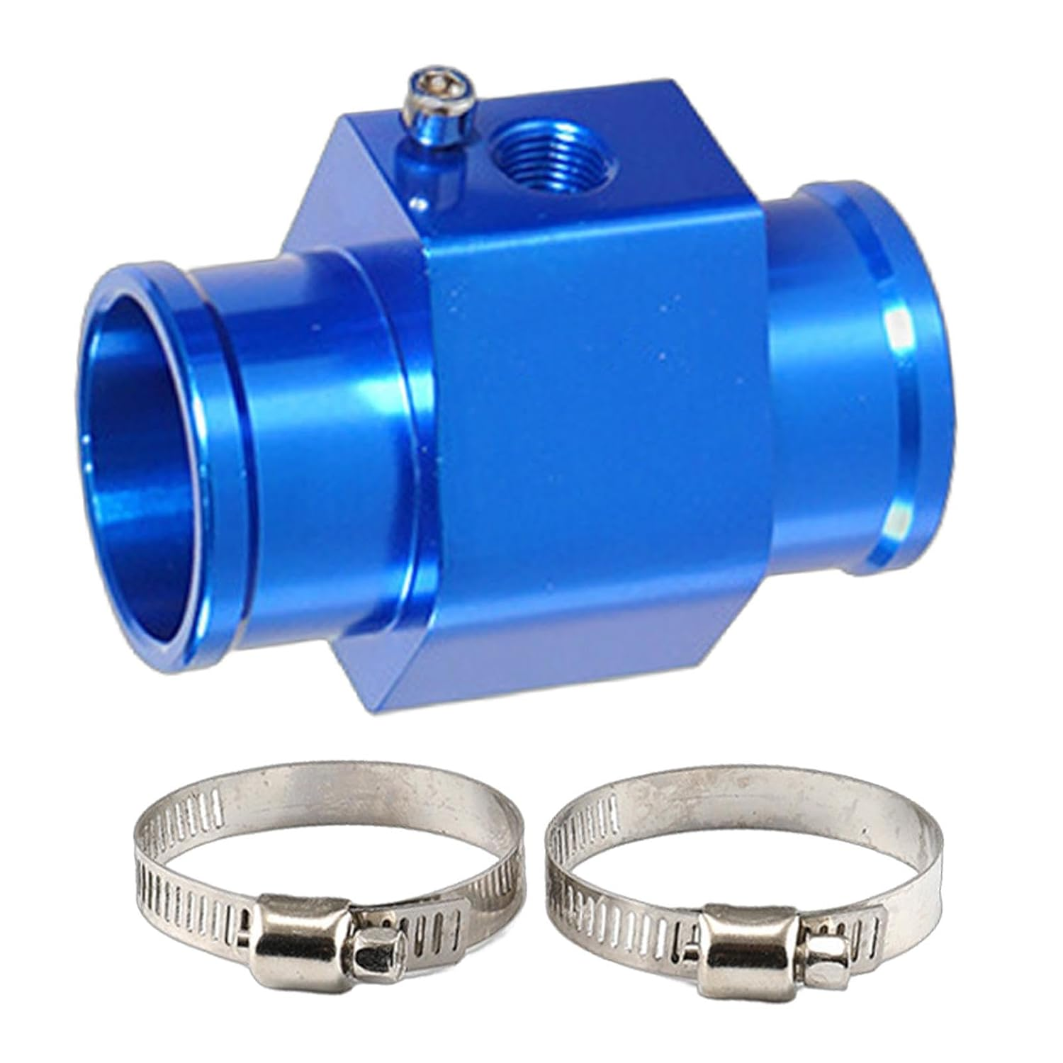 Joint Pipe Gauge - Water Temp Joint Water Sender Adapter Thermostat Sensor,Water Coolant Temperature Gauge Joint Pipe Adaptor for Vehicle image number 1