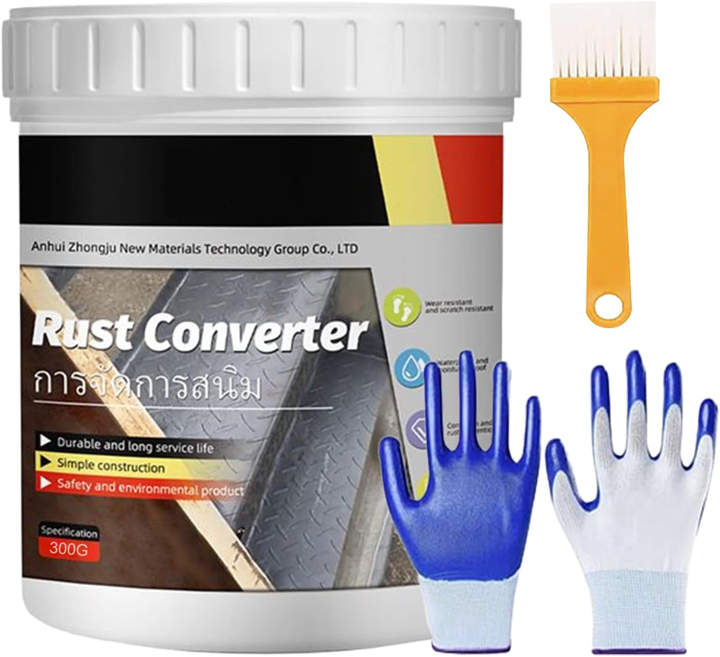 Rust Converter Paint | 300G Metal Rust Preventive Paint,Protective Dissolver Primer Coating Automotive Vehicles Grills Boat Chassis Truck Bolts Car