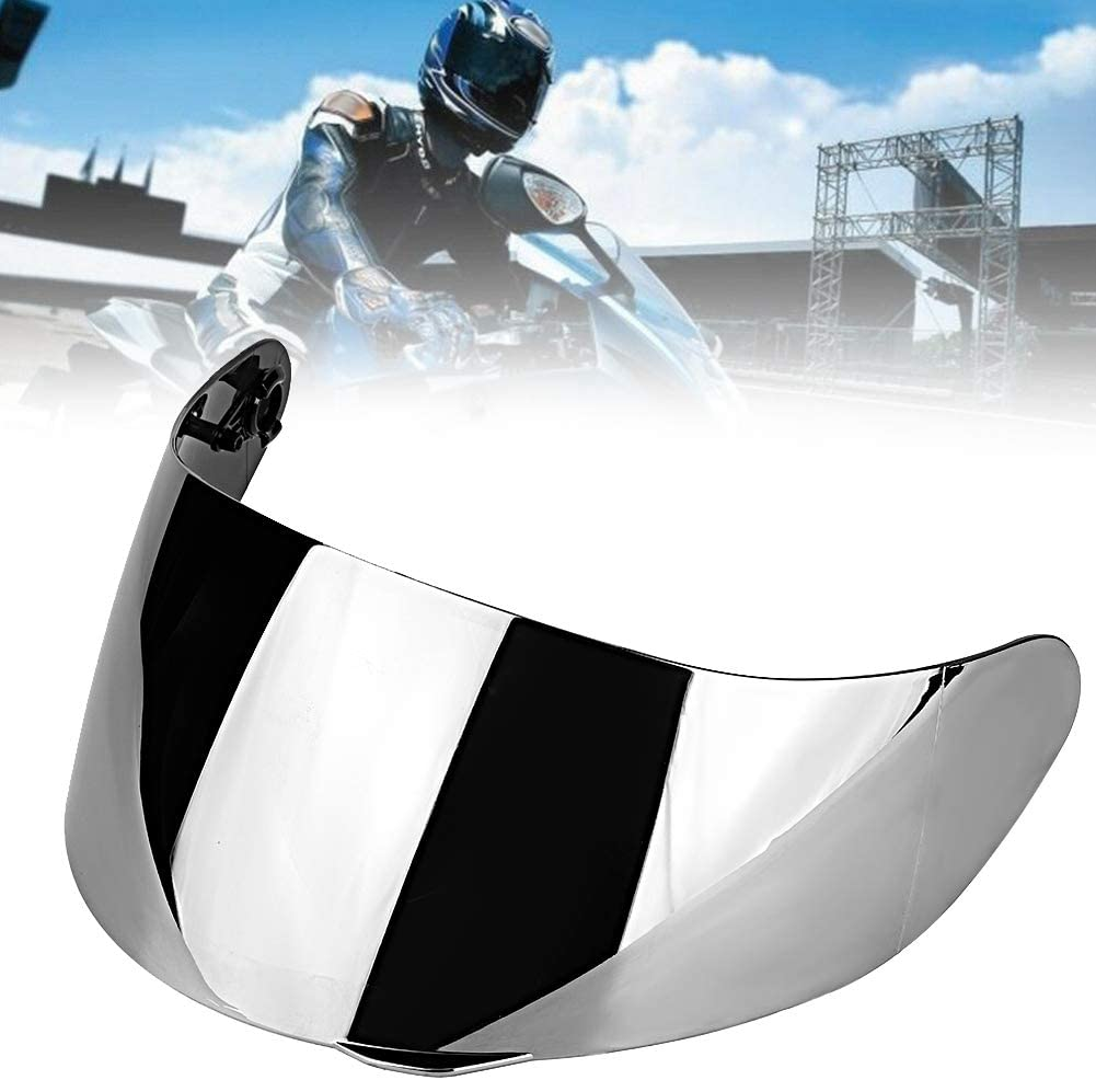 Helmet Lens Shield, Strong Scratch Resistant Full Face Helmet Visor anti Fog for Motorcycles Replacement for AGV K5 K5-S K3 SV K1(Silver) image number 1