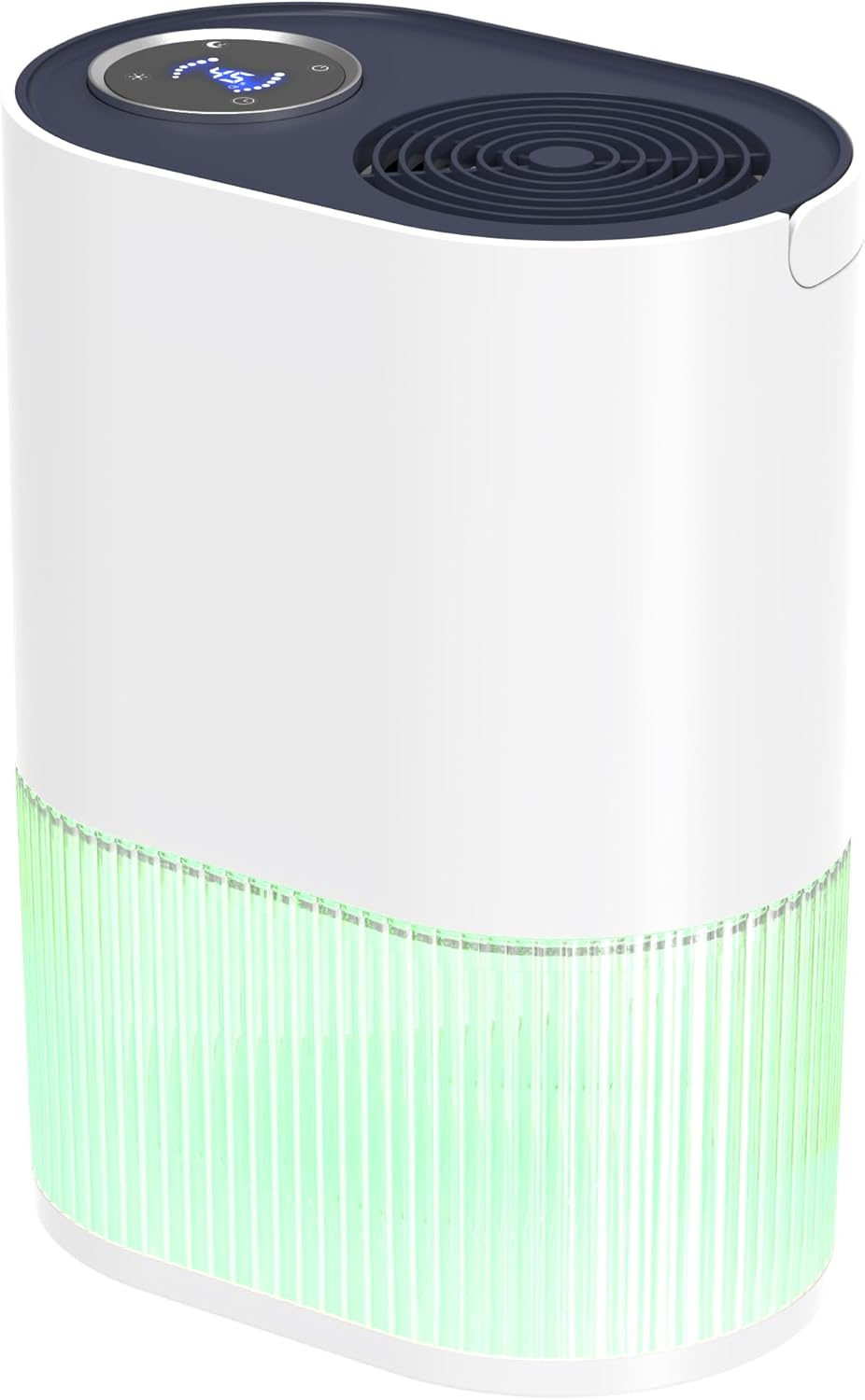 Advwin Dehumidifiers Air Purifier 2 in 1, Air Dehumidifier with Drain Hose 1600Ml Water Tank, Quiet Small Dehumidifiers Suitable for Bedroom, Bathroom, Wardrobe Room, Office, White