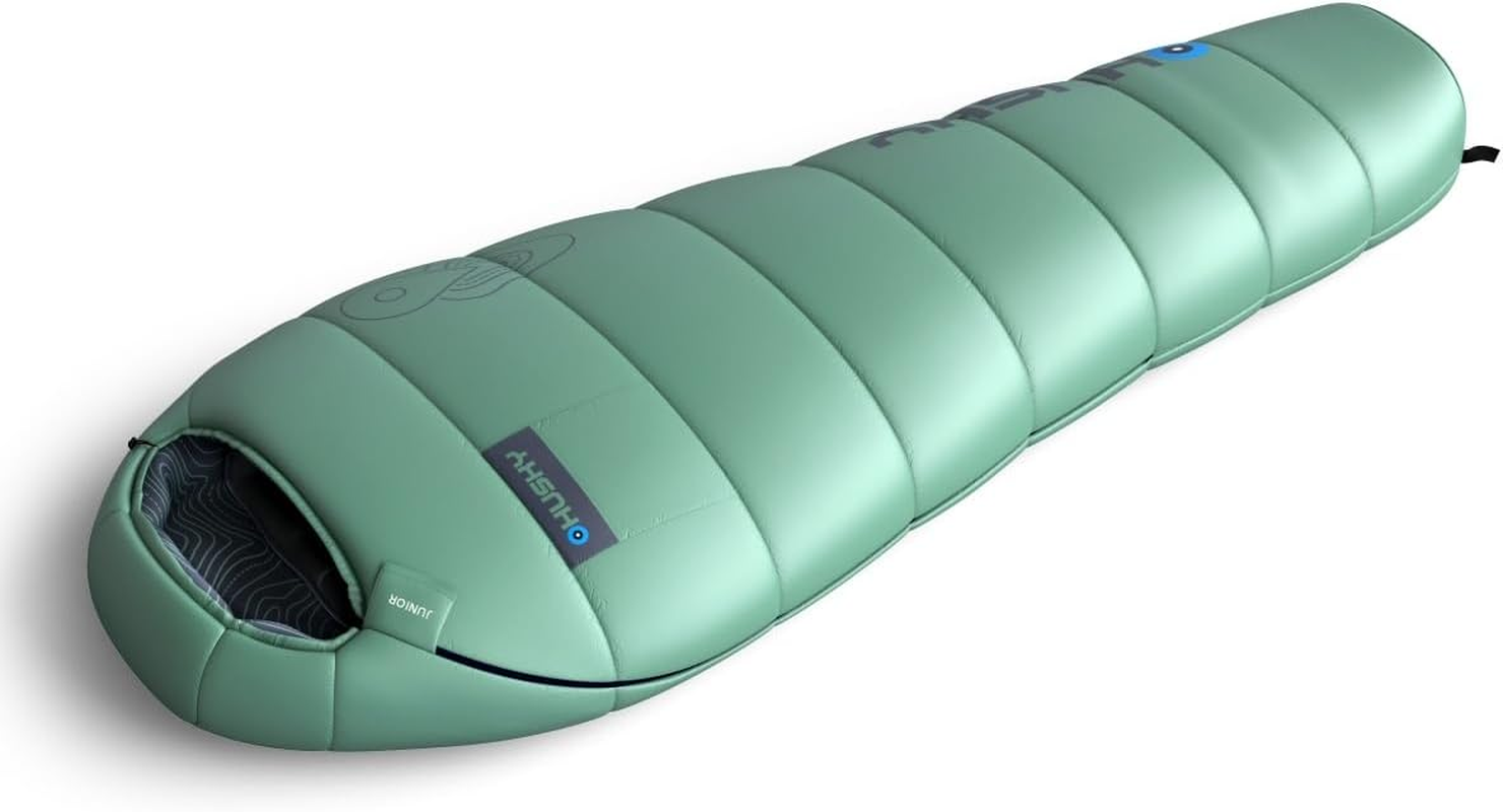 Husky Junior Sleeping Bag 3 Seasons, Warm Mummy Sleeping Bag for Adults, Summer Sleeping Bag for Camping, Trekking and Outdoor (Mint, 190 X 80 Cm) image number 1