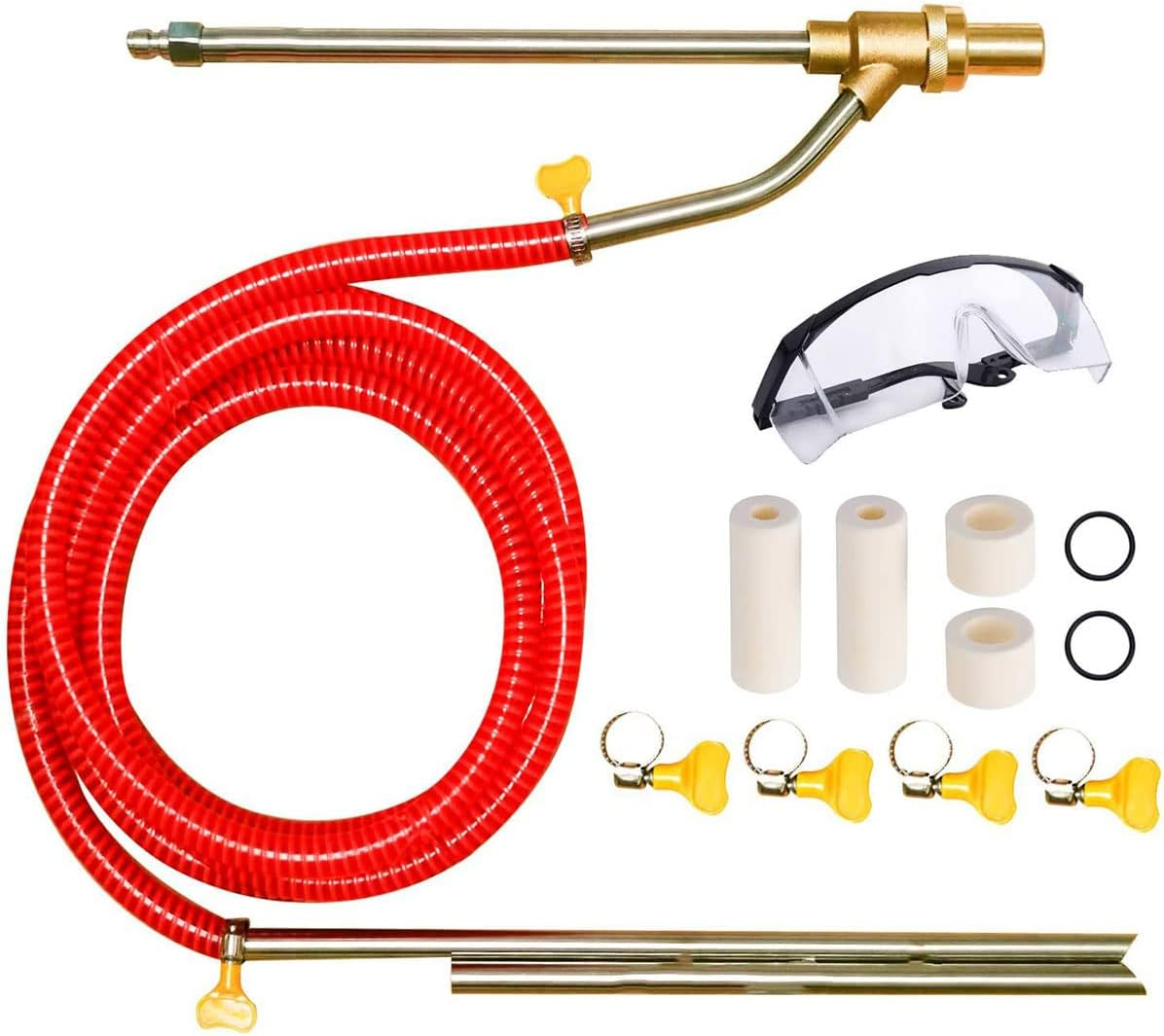 Pressure Washer Sandblasting Kit - Sand Blaster Kit Quick Disconnect Car Washer High Pressure 5000Psl Sand Blaster 1/4 Inch for Rust Removal Abrasive Cleaning image number 6