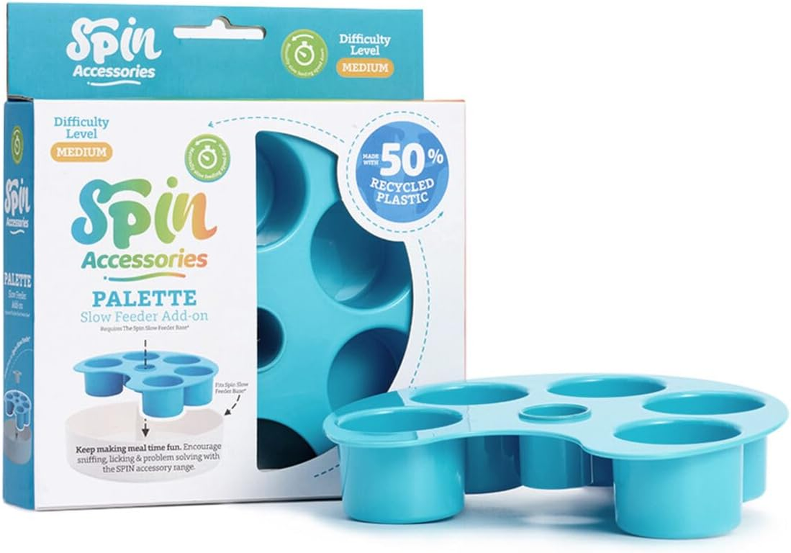 Petdreamhouse Spin Interactive Slow Feeder Puzzle for Dogs, UFO Maze, Difficulty Level - Tricky, Green image number 6