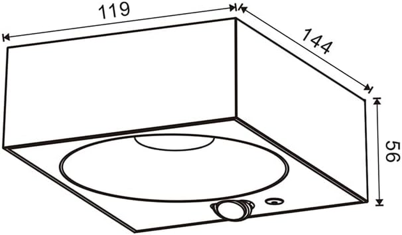 M Ledme Black Bin 2W Solar LED Wall Light Outdoor Light with Motion Sensor and Twilight IP65 Rated 4000K (Neutral), Fast Charge and 6-8 Hours Working Time