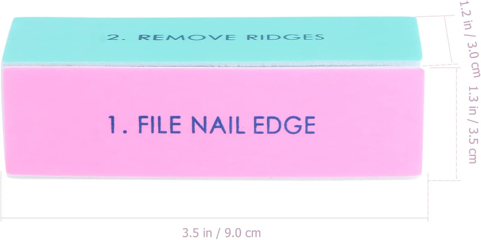 DECORNIJIA 5Pcs Manicure Four Sided Nail Files Sponge Nail Files Manicure Tool Kit Art Supplies for Women French Tip Buffer Block image number 3