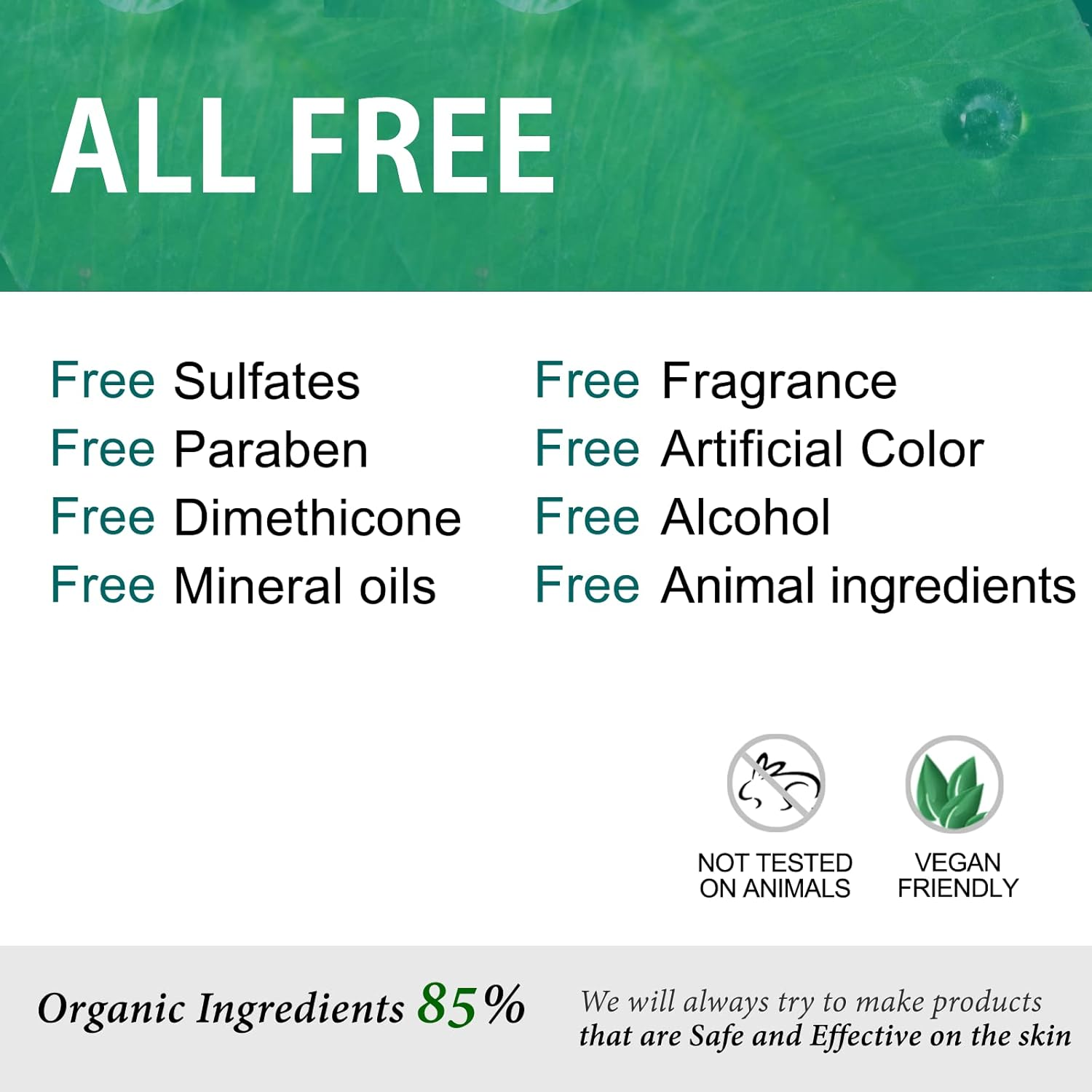 Centella Asiatica Soothing Calming Serum for Face/Neck - Lightweight Hydrate Boost Smooth, Daily Face Moisturizer, Silicone-Free, Fragrance-Free, 1 Fl Oz image number 6