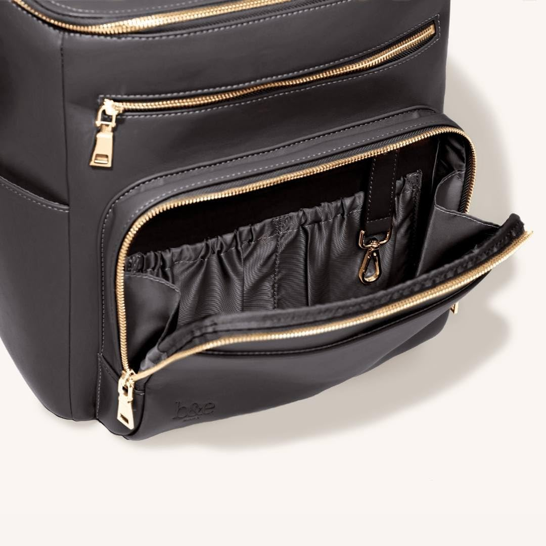 BEN & ELLIE BABY Nappy Bag Backpack, Unisex Diaper Bag for Newborn Parents, Large Capacity with Stroller Straps image number 5