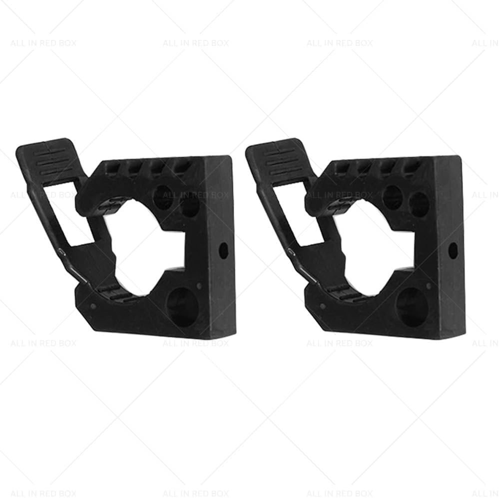 2Pcs Quick Fist Clamps Car Rubber Clamp Bases Adapter 25-45Mm Shovel Axe Retainer Fixing Holder image number 3