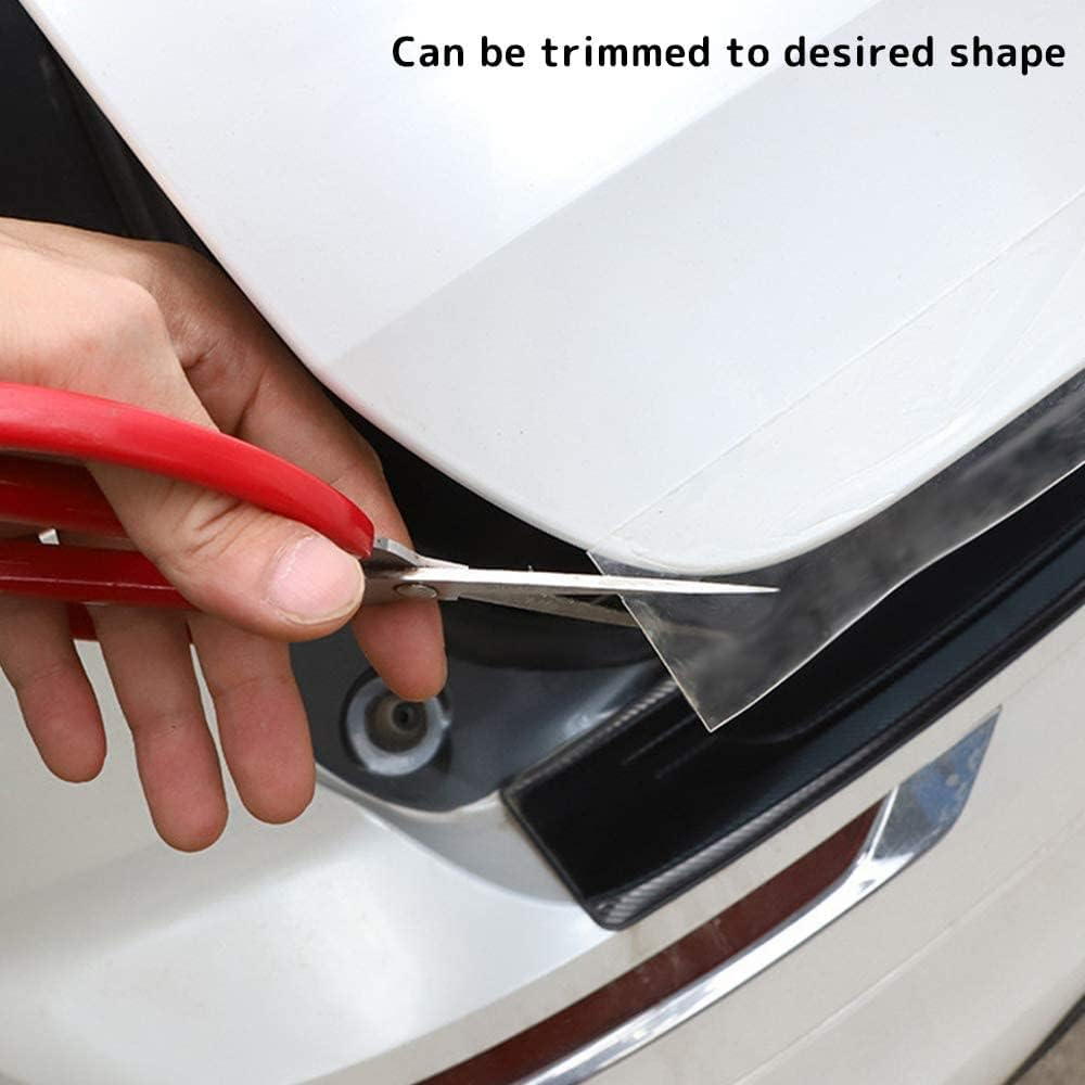 Car Door Sill Protector Clear Tape 7Cmx5M Car Door Edge Protective Film Anti-Scratch Anti-Collision Transparent Film for Car Protection