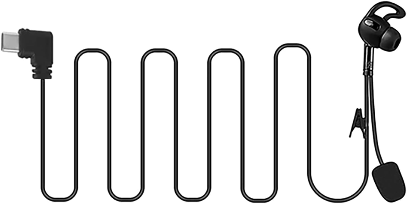 EJEAS Football Referee In-Ear Headphones Type C for V6C/V4C plus Referee Intercom (Right Ear)