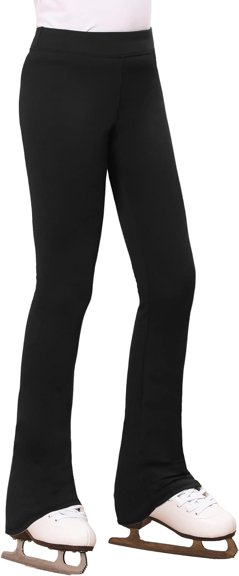 Stelle Girl'S Figure Skating Pants Ice Skating Leggings Polar Fleece Warm Practice Training Wear image number 2