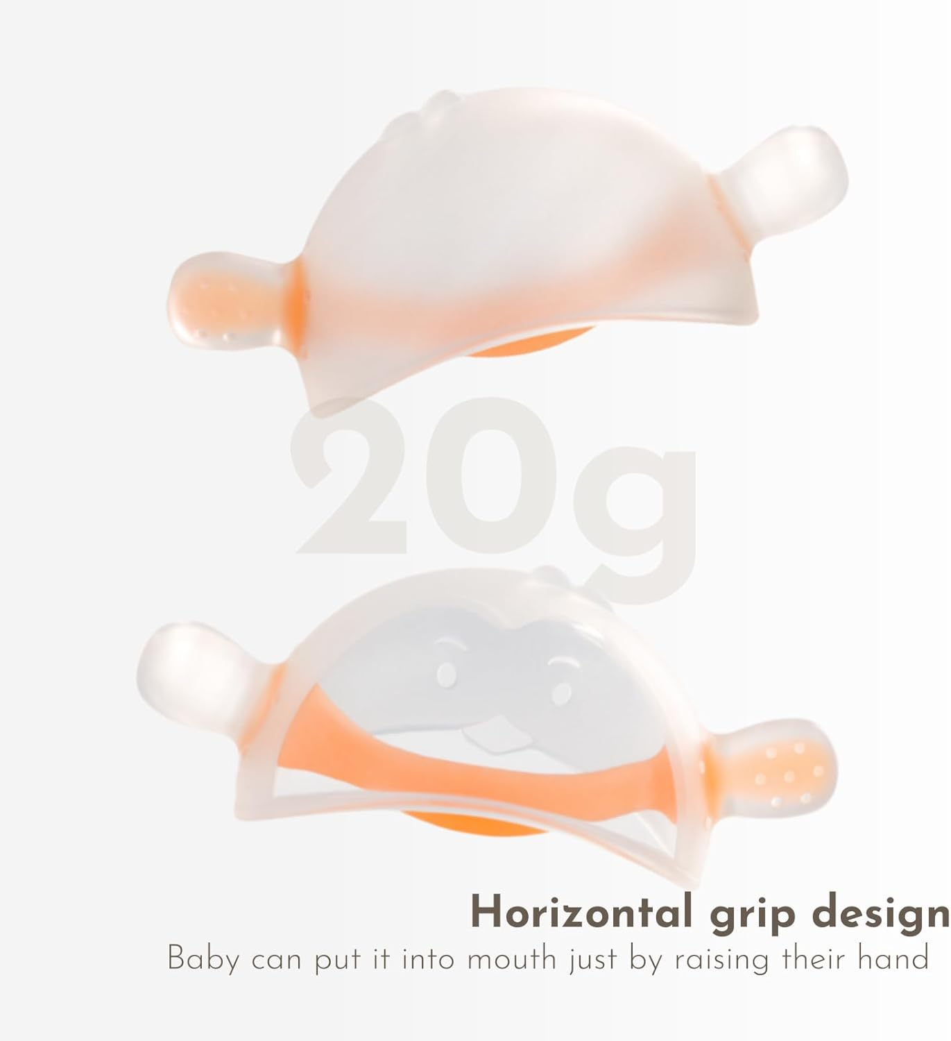 Baby Teething Toys for 0-12 Months, 2 Packs Food Grade Silicone Penguin Teethers - anti Dropping Wrist Hand, UV Dustproof, BPA Free - Newborn Infant Learning Developmental Toys