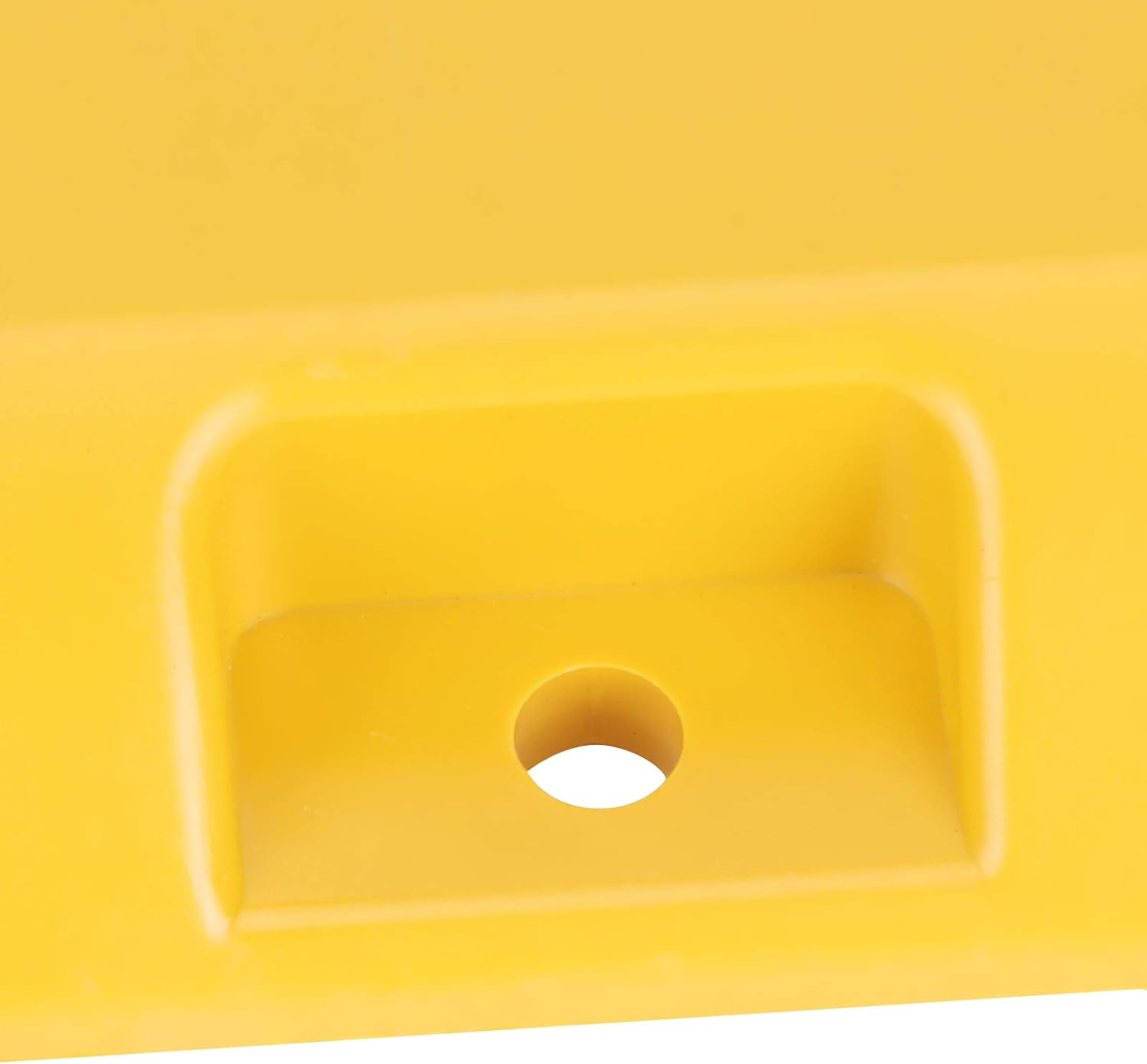 Reflective Road Marker 6PCS Double Yellow Plastic Road Reflectors Street Pavement Driveway Stud Markers Reflective Rewritten image number 2