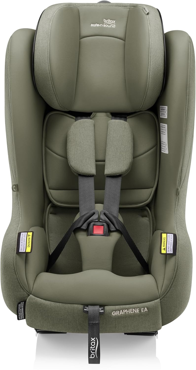 Graphene EA Style Convertible Car Seat Dark Olive, Compact Design, Easy Adjust Headrest, Isofix Installation, Extended Rearward Facing, Side Impact Cushion Technology (3712) image number 1