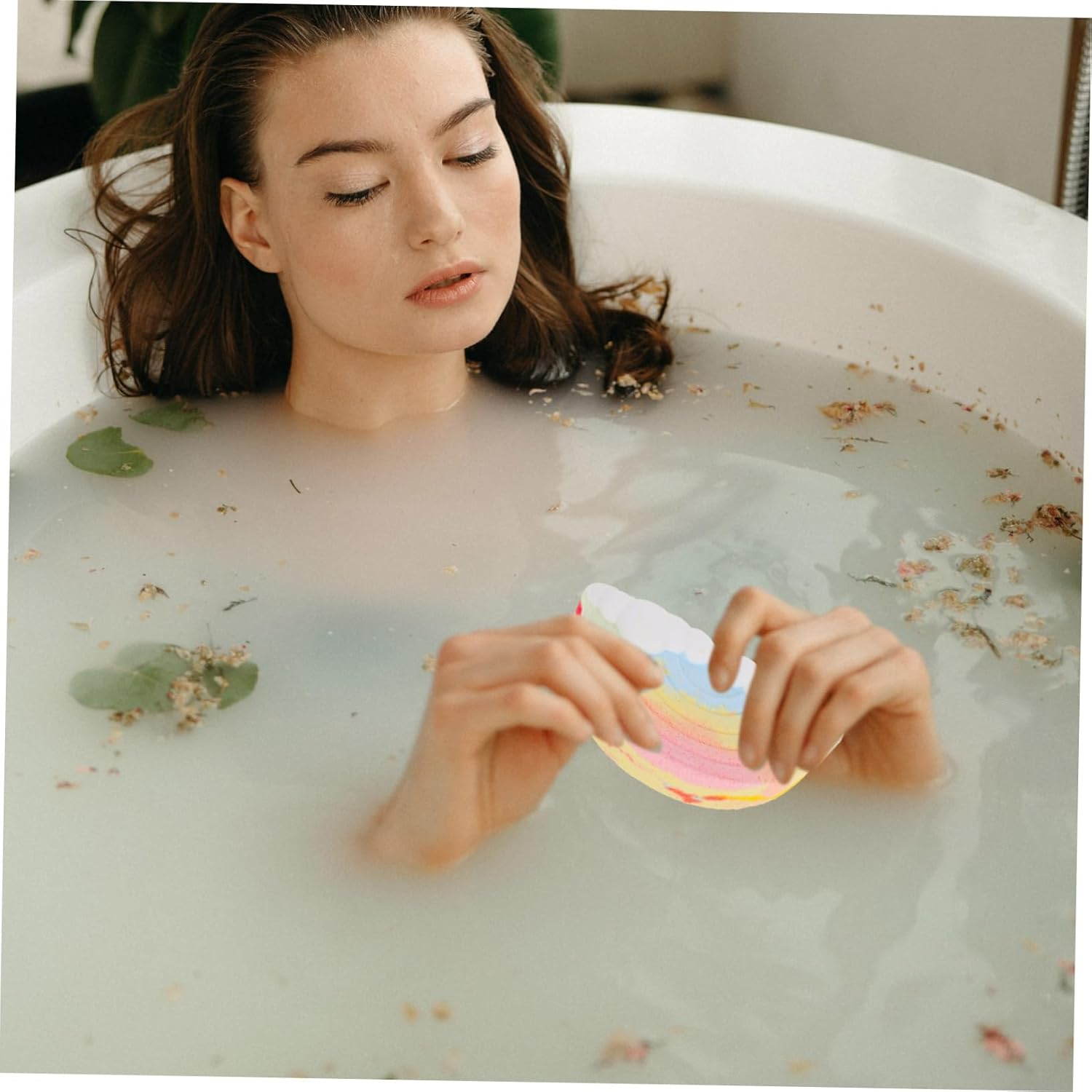 PACKOVE Creative Cloud Bath Aromatic Essential Oils for Moisturizing Bubble Unique Bathing for Women Portable Bathing with Delightful Fragrance image number 6