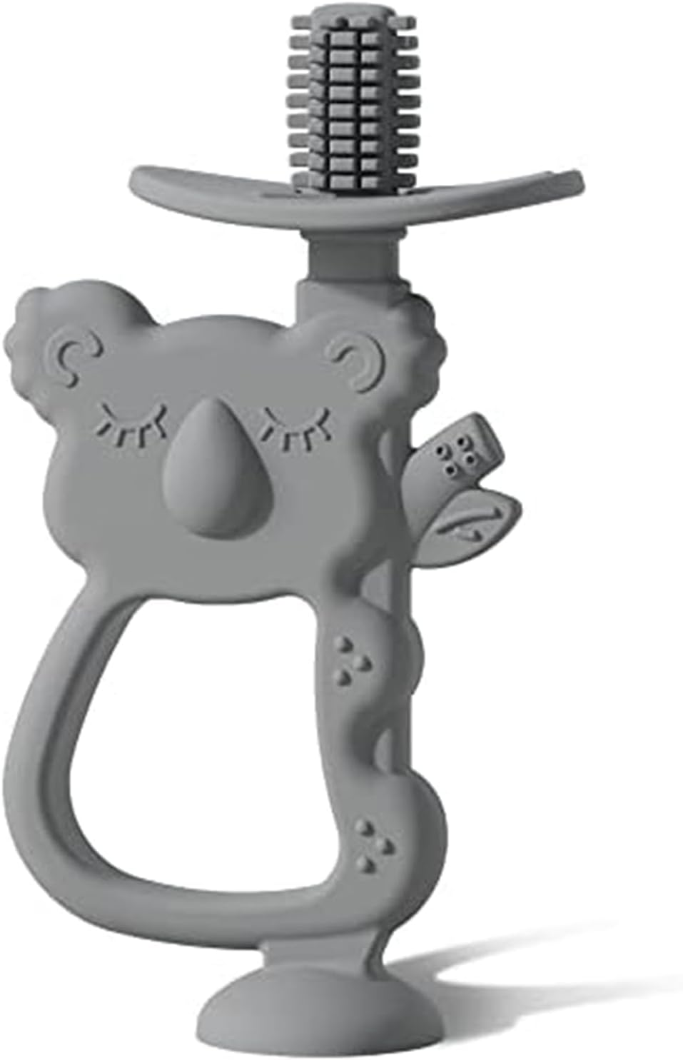 Bebebiu Crocodile Misty Purple Baby Teether, BPA Free Silicone Teething Toy