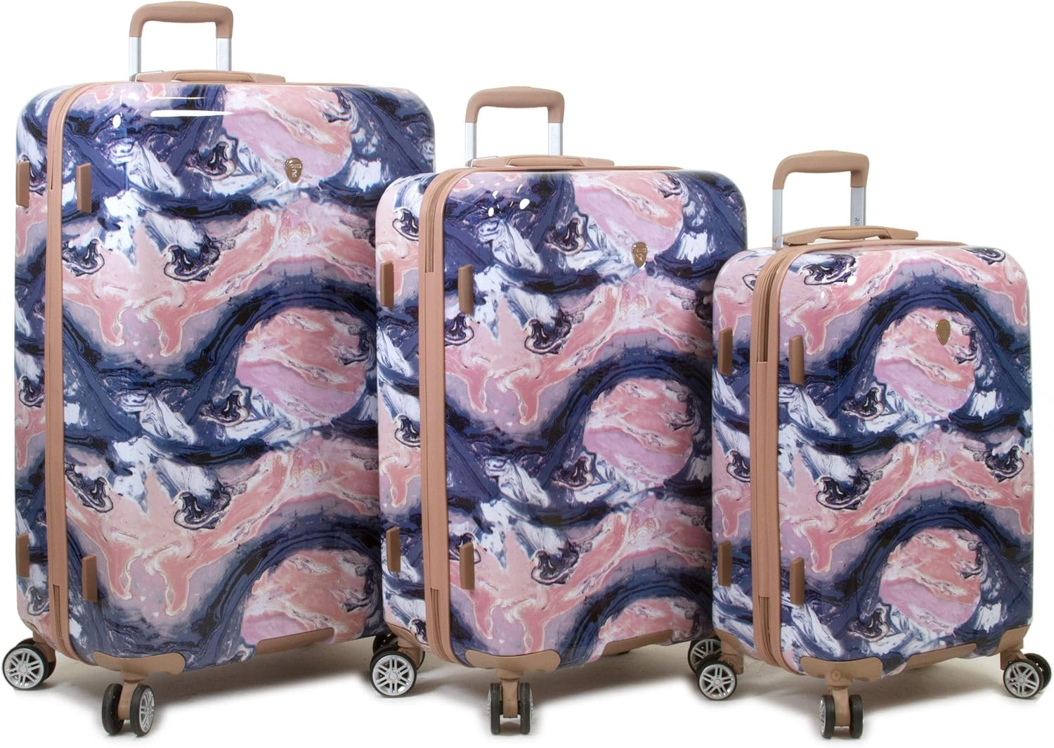 Rolite Marble Hardside 3-Piece Spinner Luggage Set image number 1
