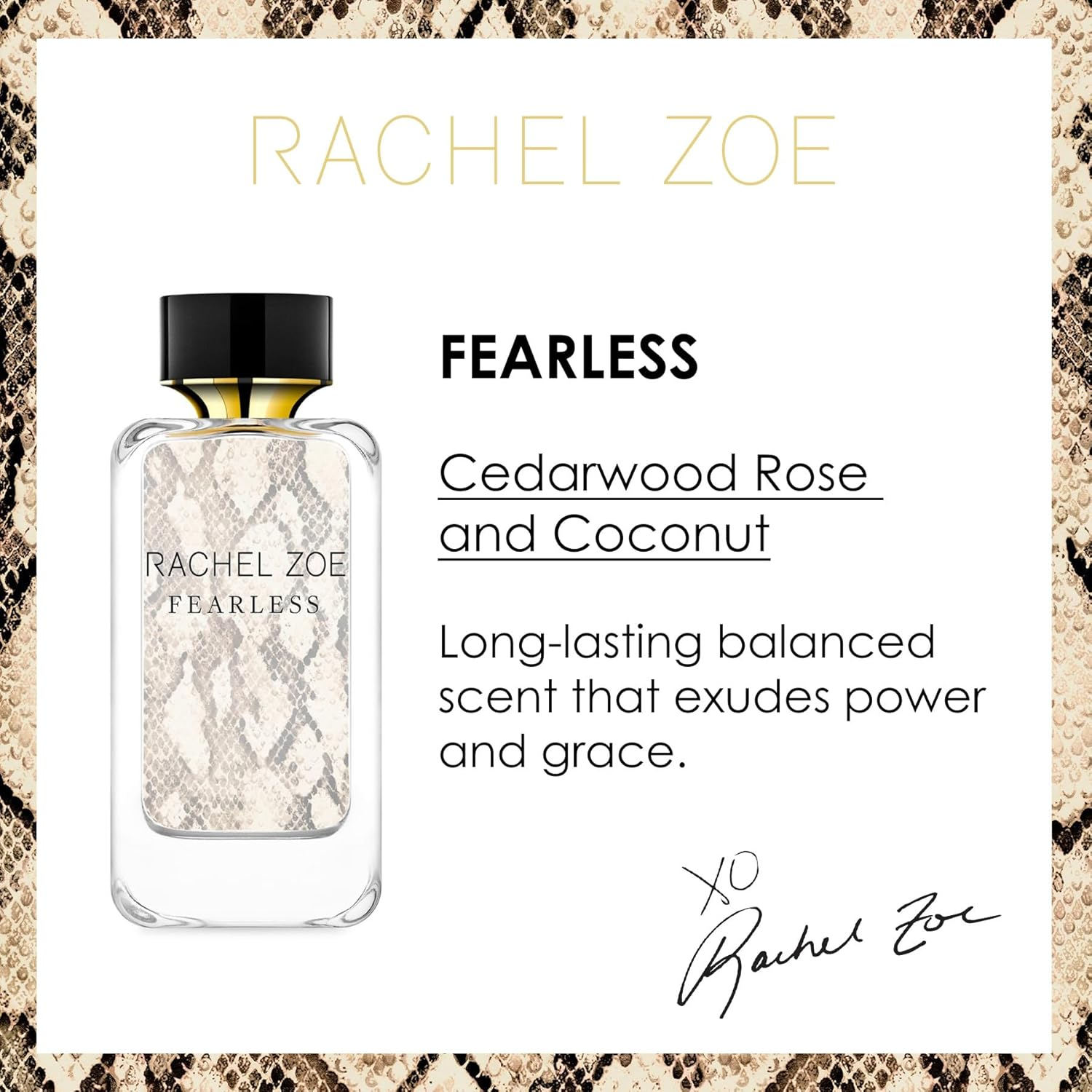 Rachel Zoe Fearless Eau De Parfum Spray, Amber Vanilla, 100 Ml image number 2
