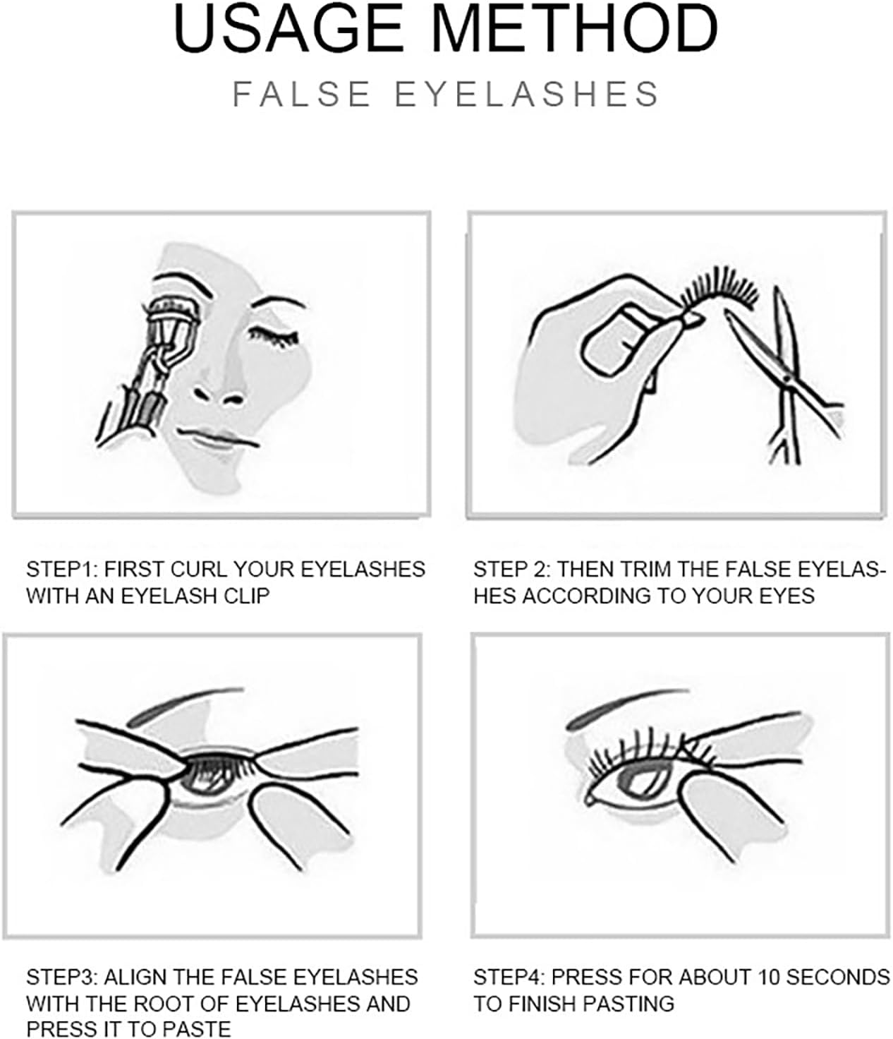 False Eyelashes Set, Beaufairy 3 Pairs 3D Simulation Dense Curly Natural Reusable, Glitter Artificial Eyelashes, Easy to Wear, DIY Eyelash Extension Kit for Christmas Stage, Party, 25 Mm image number 1