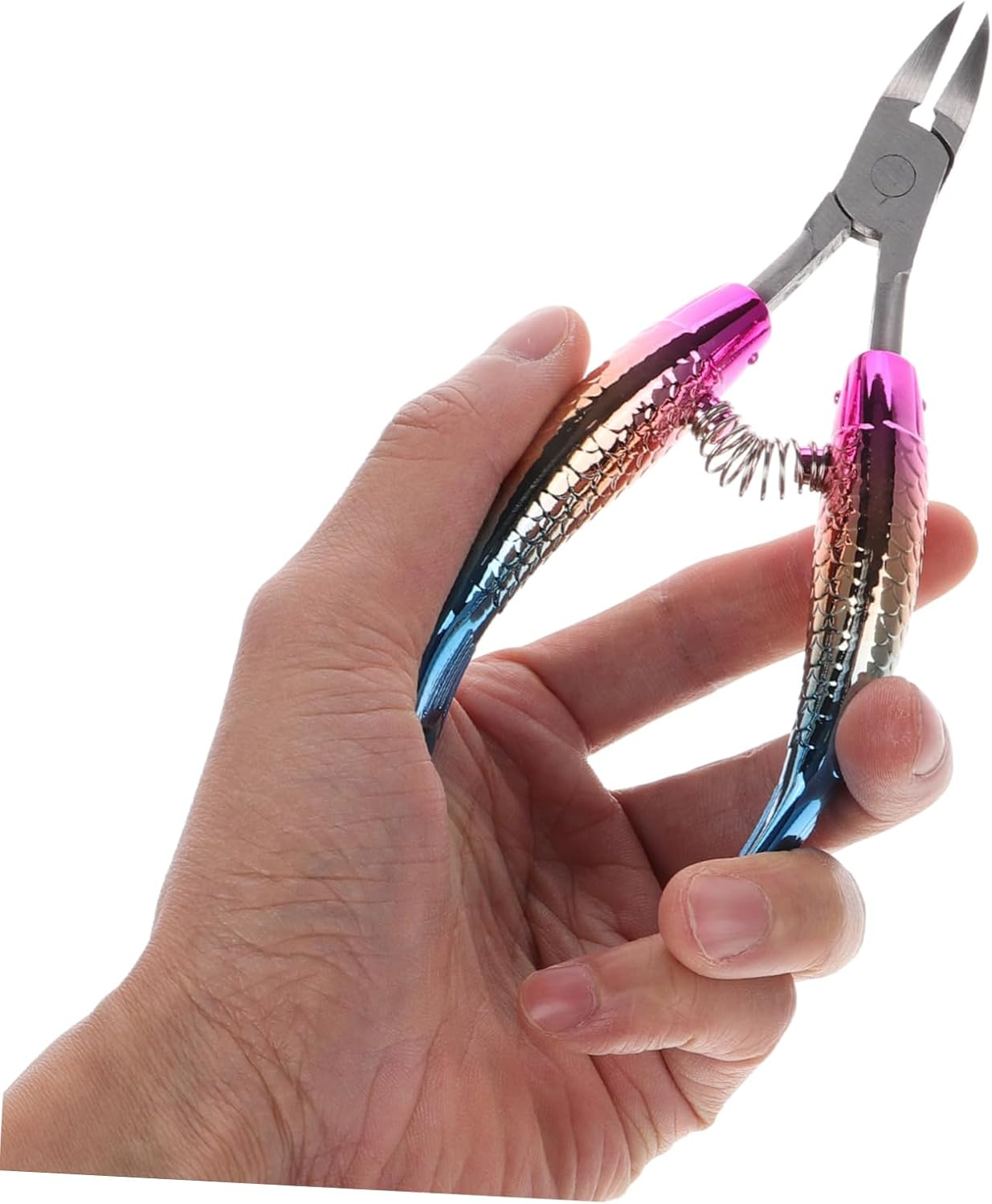 WOFASHPURET Multifunctional Nail Art Cuticle Trimmer Nail Clippers Catcher Cuticle Nipper and Remover Tool for Ages image number 4