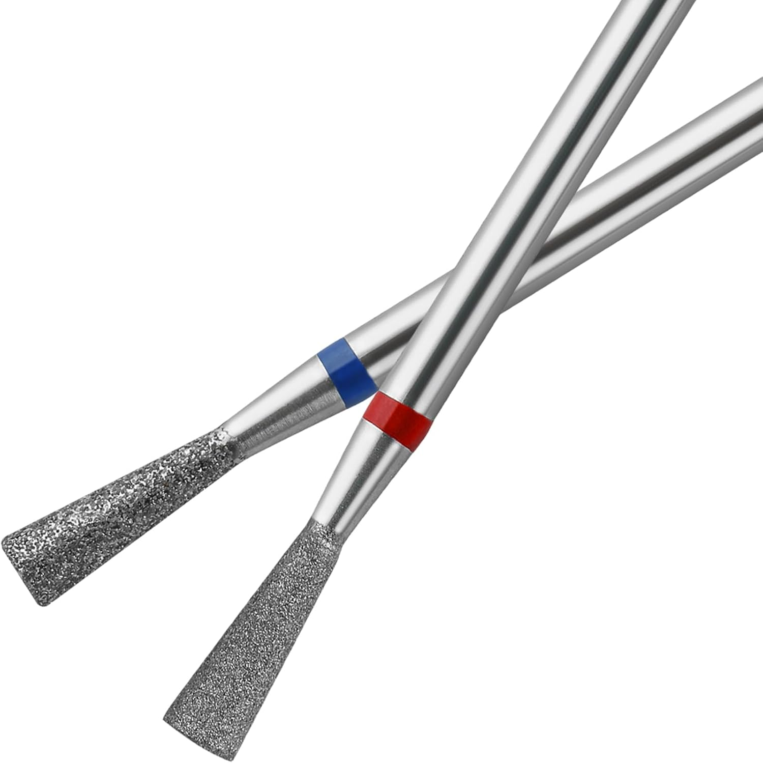 Vnjaoi Diamond Nail Drill Bits Safety Cuticle Drill Bit Nail Buffer Bit Pro Russian Electric File Bits for under Nail Dead Skin Cleaning Cuticle Remove Nail Art Design Manicure and Pedicure (Medium)