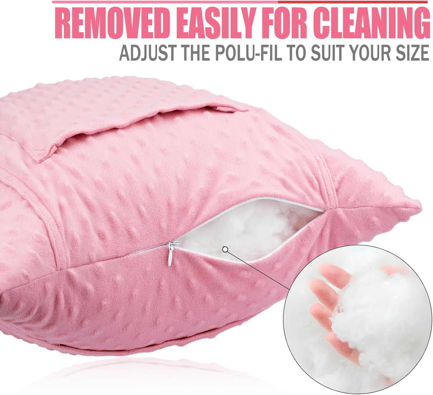 Star Shape Hysterectomy Pillow for Abdominal Surgery with 2 Pockets, Hysterectomy Pillows Must Have Recovery Gift Post Surgical Stomach Tummy Tuck Belly Cushion, Minky Dot Coral - Minky Dot Gray image number 2