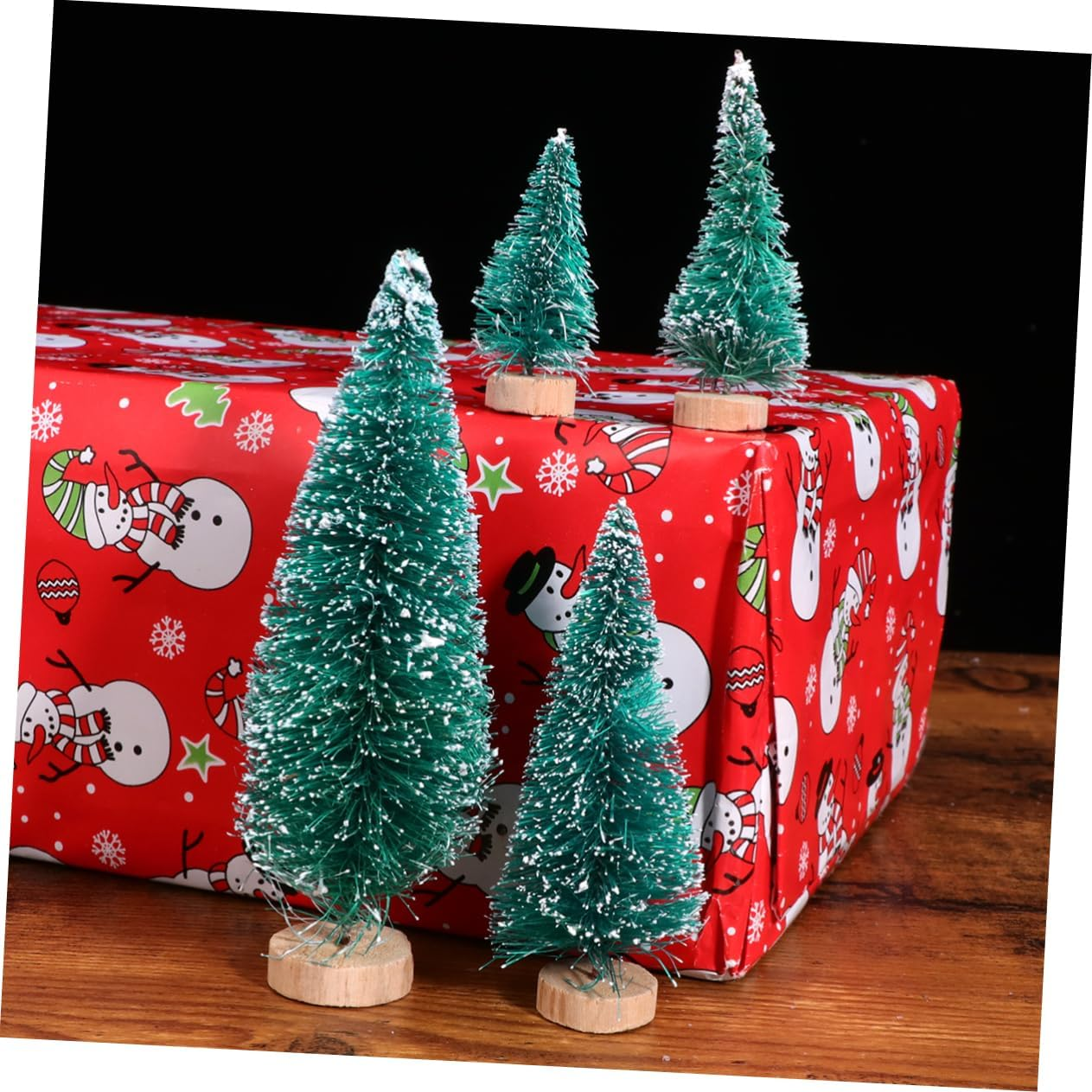 Christmas Tree Model 34Pcs Ornaments Neutral Home Decor Desktop Christmas Tree Accessory image number 2