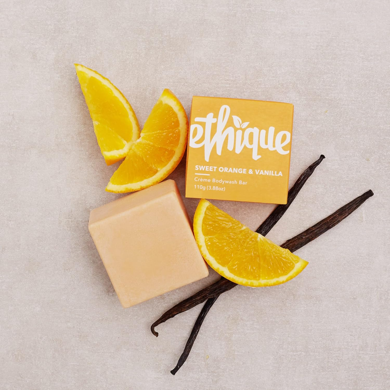Ethique Sweet Orange & Vanilla Cr鑪E Bodywash Bar (110G)