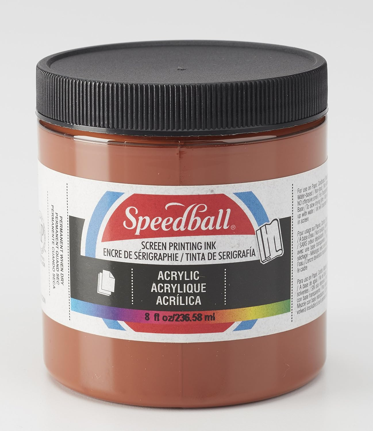 Speedball Acrylic Screen Printing Ink Primrose Yellow, 236Ml, Quality with Vibrant, Long-Lasting Colour, Premium Pigments, Ideal for Professional Artwork on Wood and Paper