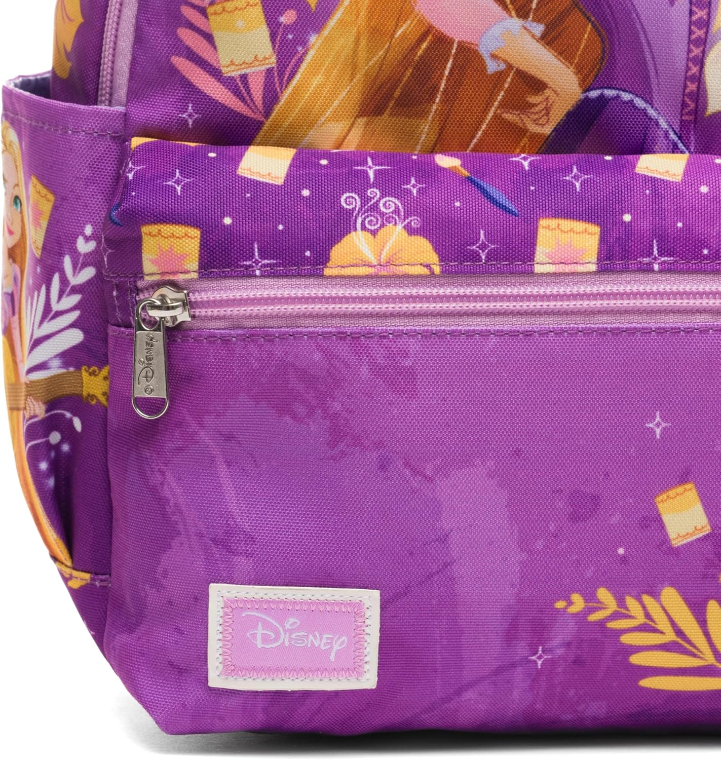 Wondapop Disney Tangled Rapunzel Strong at Heart 13" Deluxe Nylon Mini Backpack image number 3