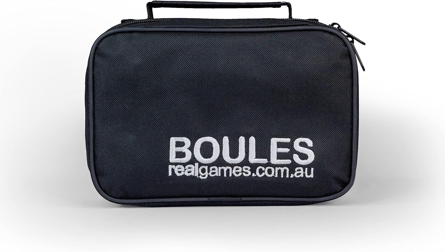 Realgames.Com.Au Boules in Black Carry Bag by Realgames - Set of 6 Alloy Chrome Plated Boules Petanque in Black Bag, Great for Outdoor Lawn Games with Family and Gatherings with Friends