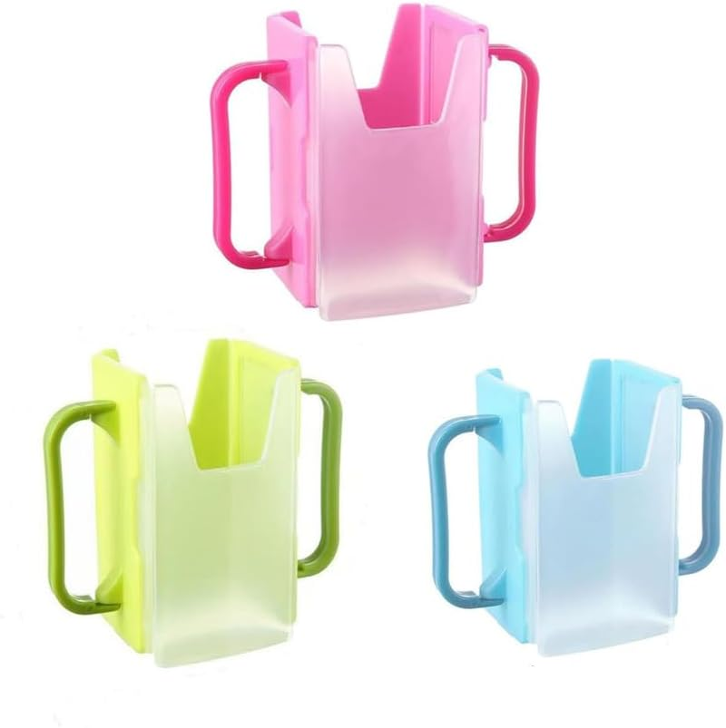 3 Pcs Milk Carton Holder, Squeeze Proof Pouch for Toddler, Adjustable and Portable Juice Bag for Kids