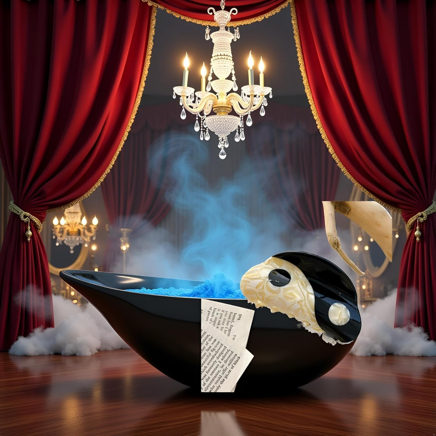 Yin Yang Hair Accessories Hair Clips for Girlfriend Punk Goth Vintage Hairpins Hair Embellishments Aesthetic Presents-Large Clips and Barrettes, Decorations