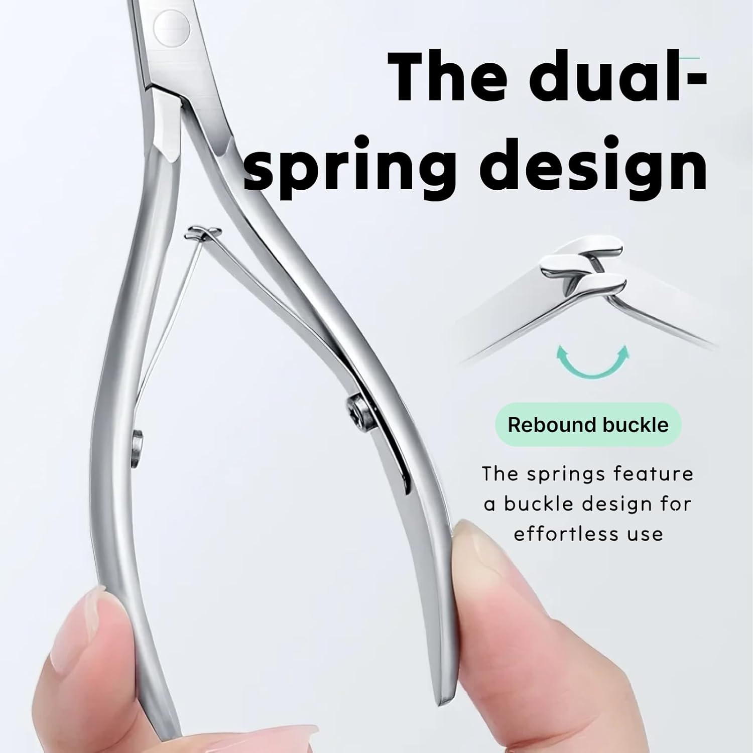 Professional Cuticle Trimmer Kit, Super Sharp Stainless Steel Dead Skin Clipper with 5Mm Jaw for Precise Nail Care, Ergonomic Design Manicure Pedicure Tool for Home Salon Use, Ideal for Men and Women image number 5