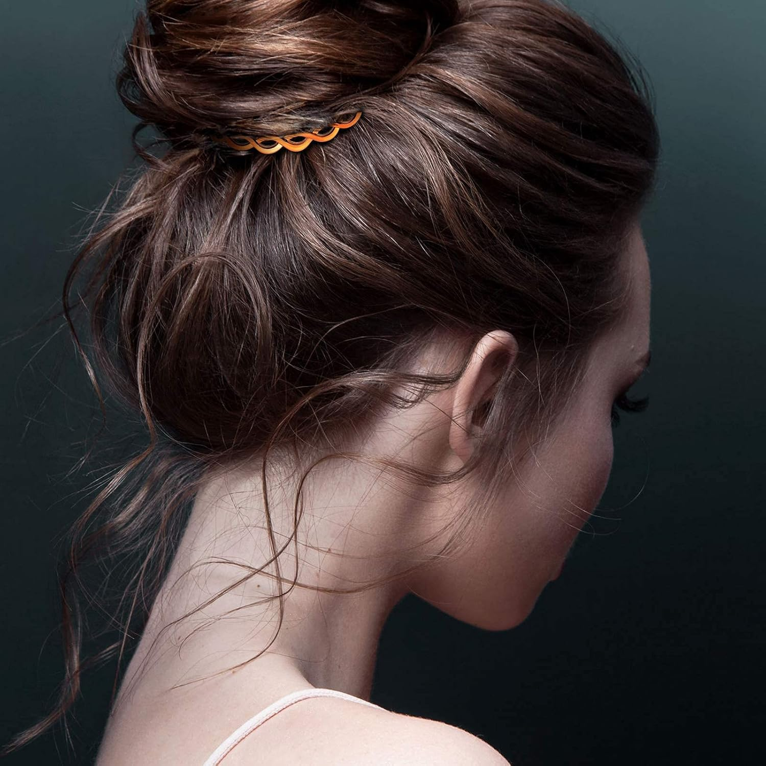 WILLBOND 16 Pieces Women Hair Comb Accessories French Hair Side Combs Plastic Twist Decorative Comb Clips for Women Bridal Wedding Veil Teeth(Black, Transparent, Light Coffee, Dark Coffee) image number 1