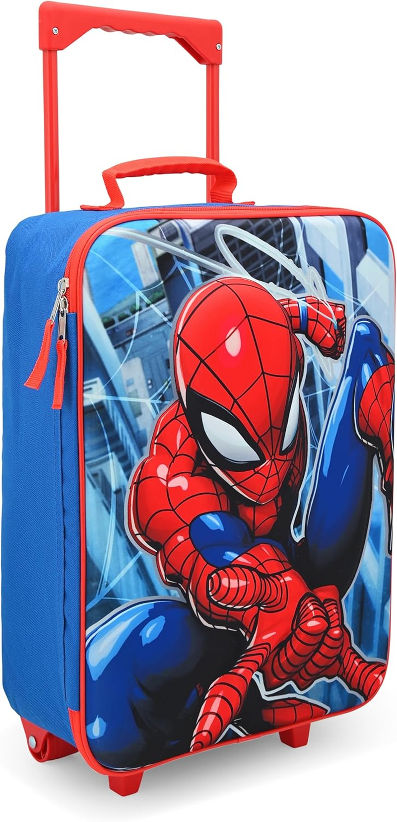 Fast Forward Spiderman Boys 16" Soft Luggage - Cute & Durable Carry-On Suitcase for Travel 16X12X5, Spiderman 16", Soft Luggage, 16" Soft Luggage image number 6