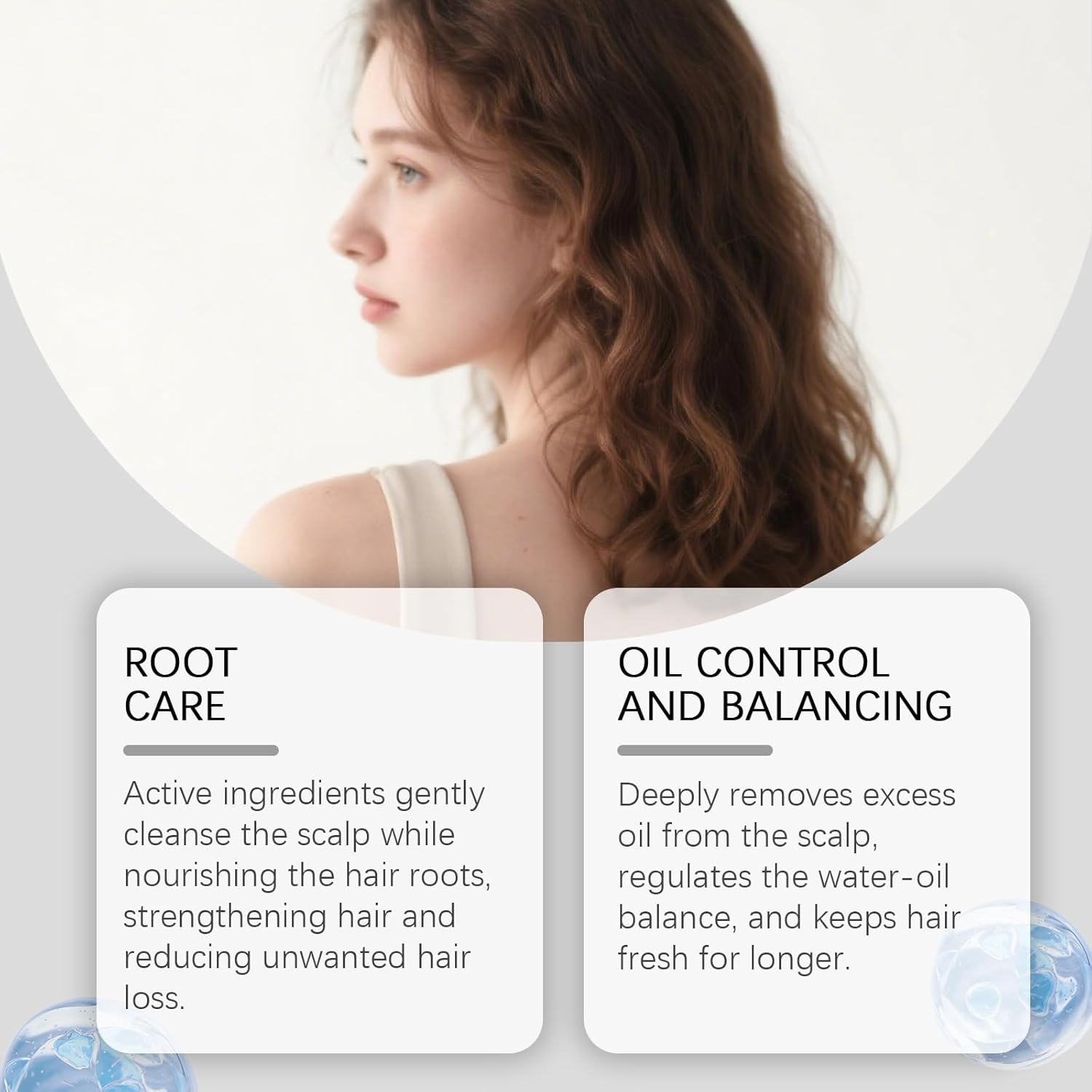 Platycladus Orientalis Shampoo Soap Oil-Control & Balance Strengthens Hair Roots Nourishing & Refreshing, Non-Greasy image number 1