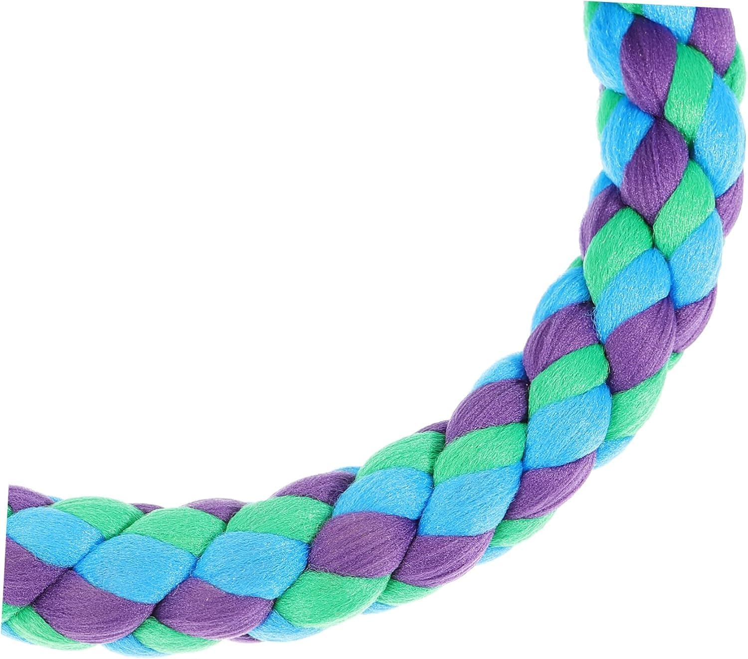 Large Parrot Swing Ring, Feeders, Perch, Nest Bell, Bird Bath and Cotton Rope for Cage Birds image number 2