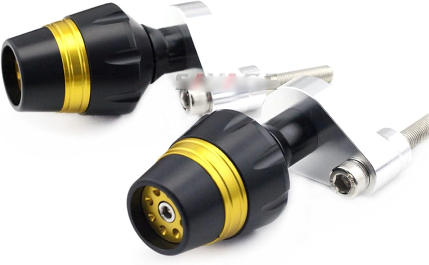 Motorbike Frame Sliders for Y┐AMAHA YZF R6 2014 2015 2016 YZF-R6 Motorcycles Accessories Falling Protection Motorbike Crash Protector Frame Sliders (Color : Gold)