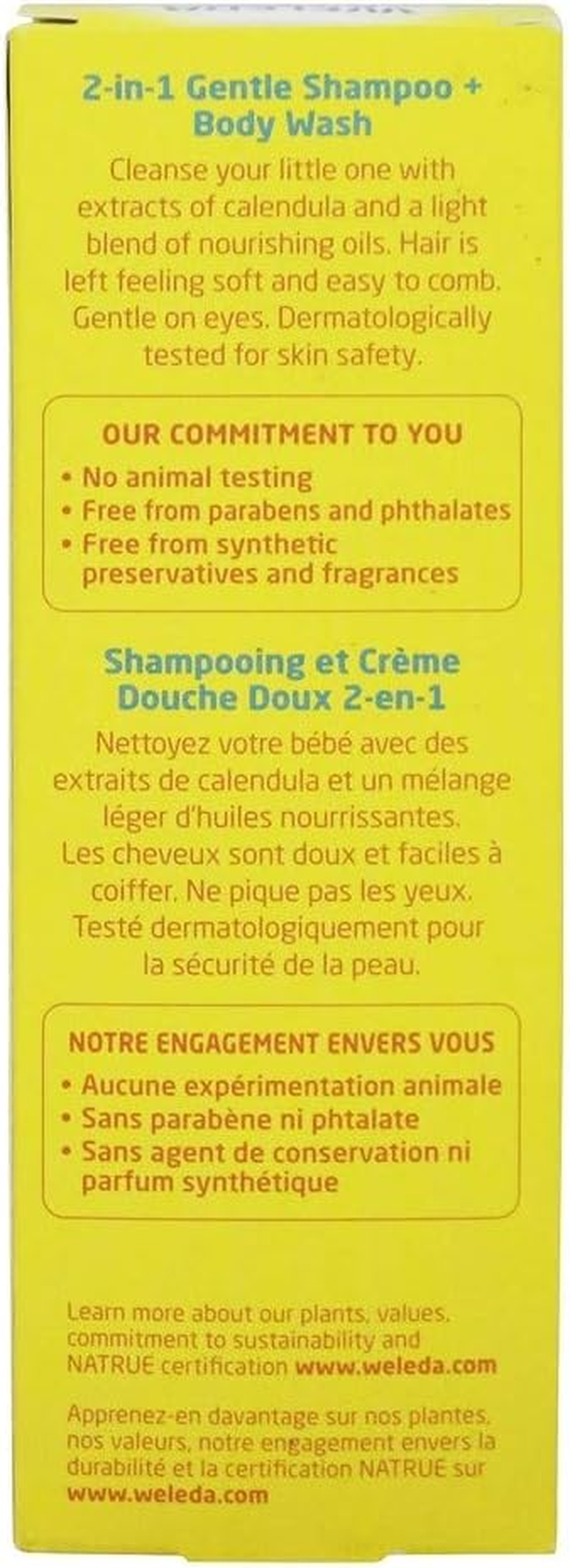 Weleda Baby Calendula 6.8-Ounce Shampoo and Body Wash image number 2