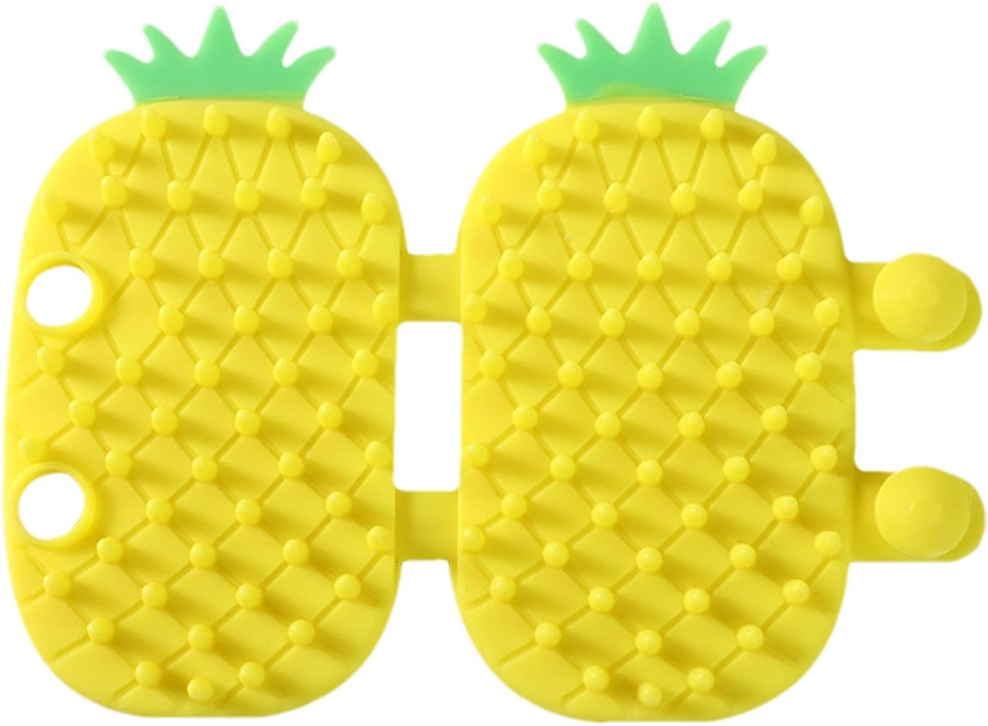 Cat Groomer for Indoor Cats | Pineapple Design Grooming Massage Combs | Cheek -Scratcher, Adjustable Silicone Groomer, Massage Combs, Corner Groomers for Kitten Puppy image number 4