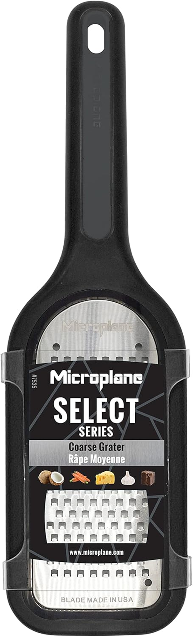 Microplane Select Coarse Grater, Black image number 4