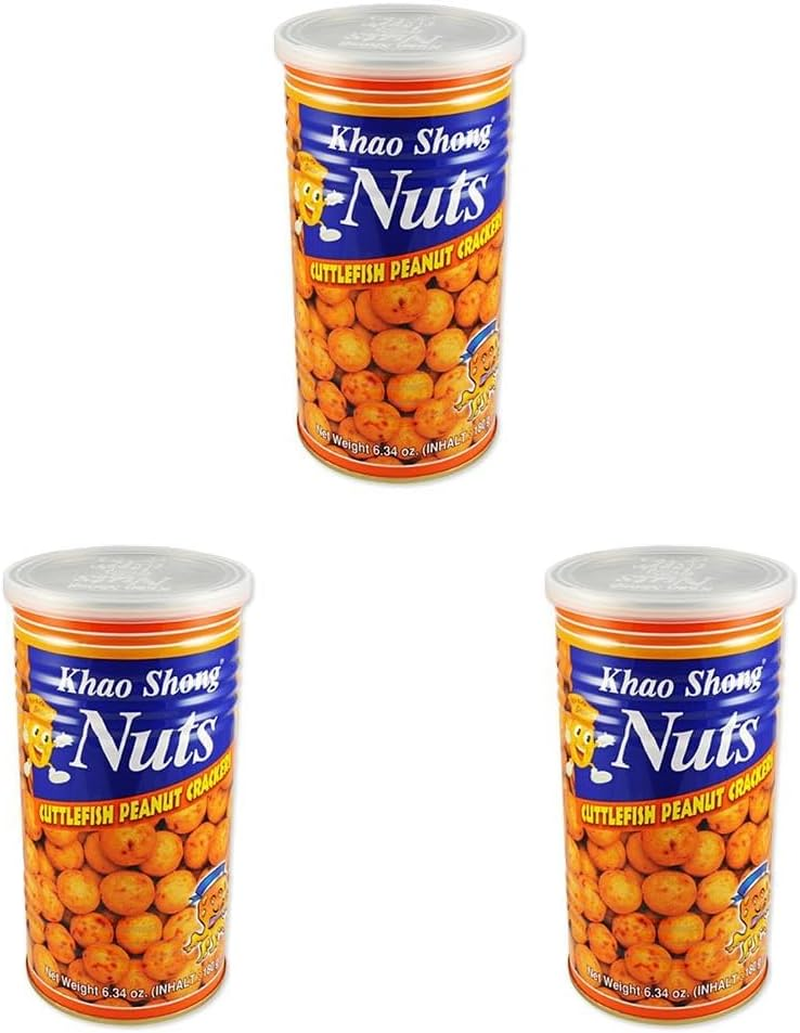 Khao Shong Peanuts (Cuttlefish Crunch) 180 G