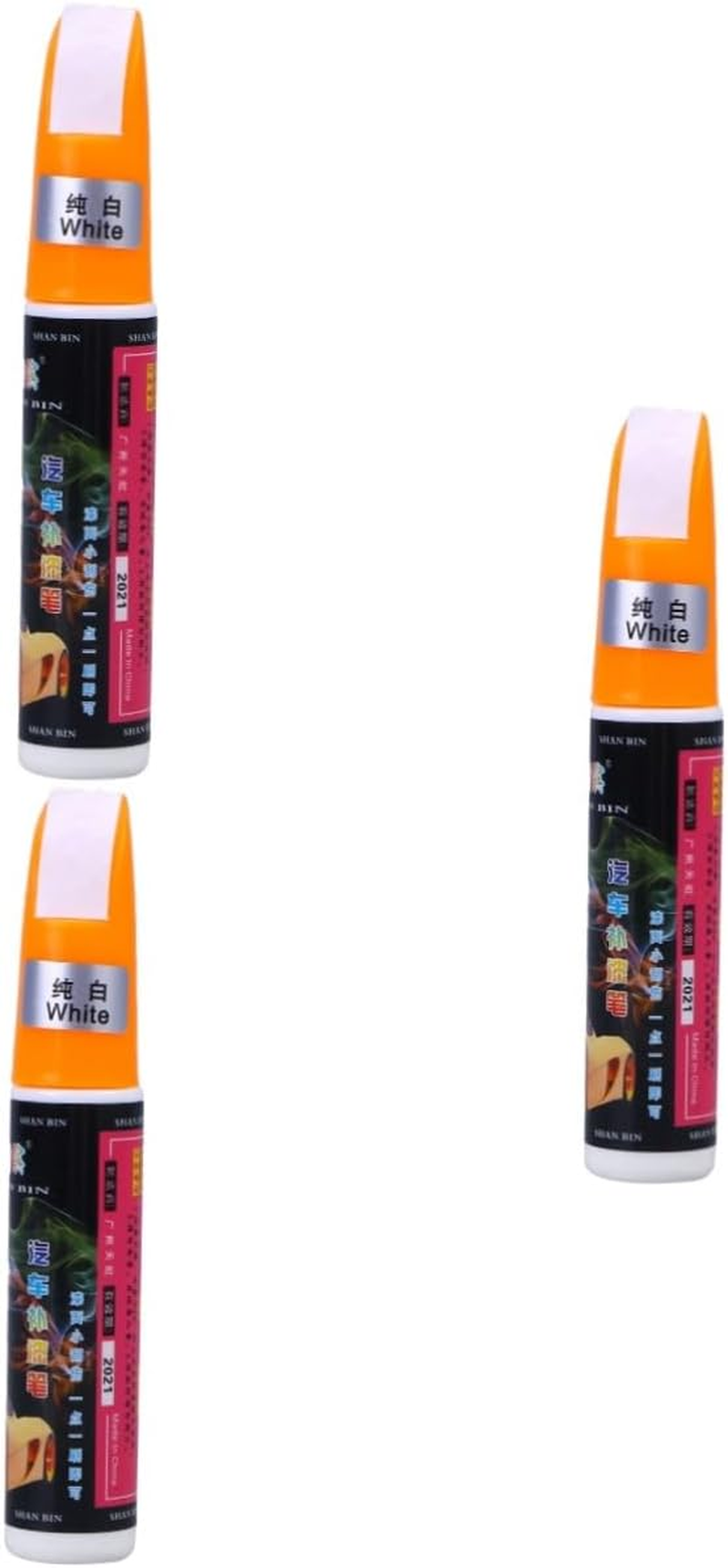 Vaguelly Car Scratch Repair Pen Automotive Touch-Up Paint Tool (Pure White) Suitable for Quick Repairs on Vehicle Types